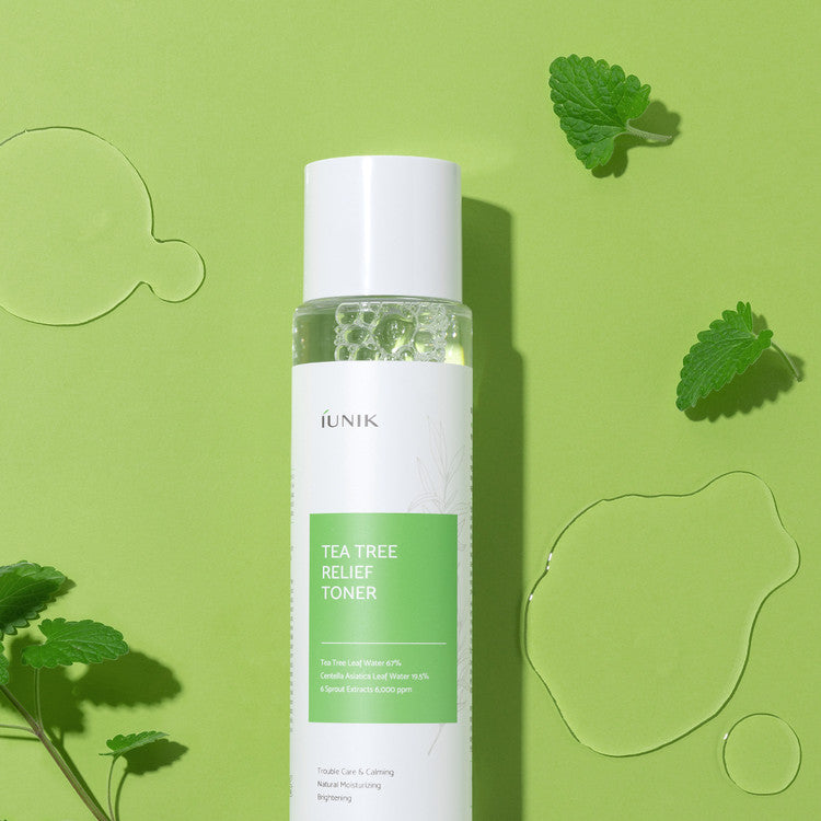 iUNIK Tea Tree Relief Toner 200ml - Shop at Glowii Beauty