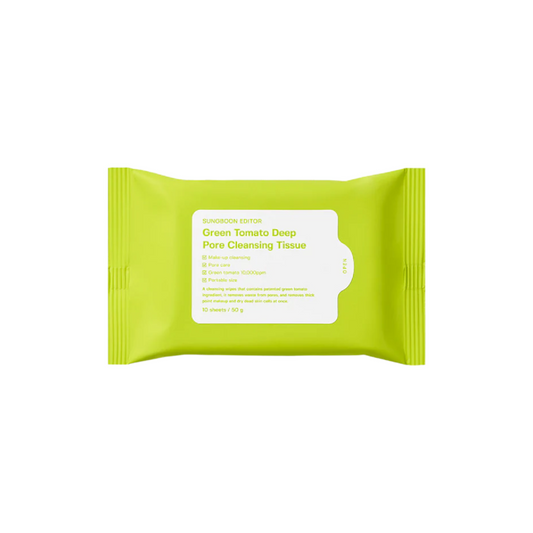 Green Tomato Deep Pore Cleansing Tissue 10Pieces
