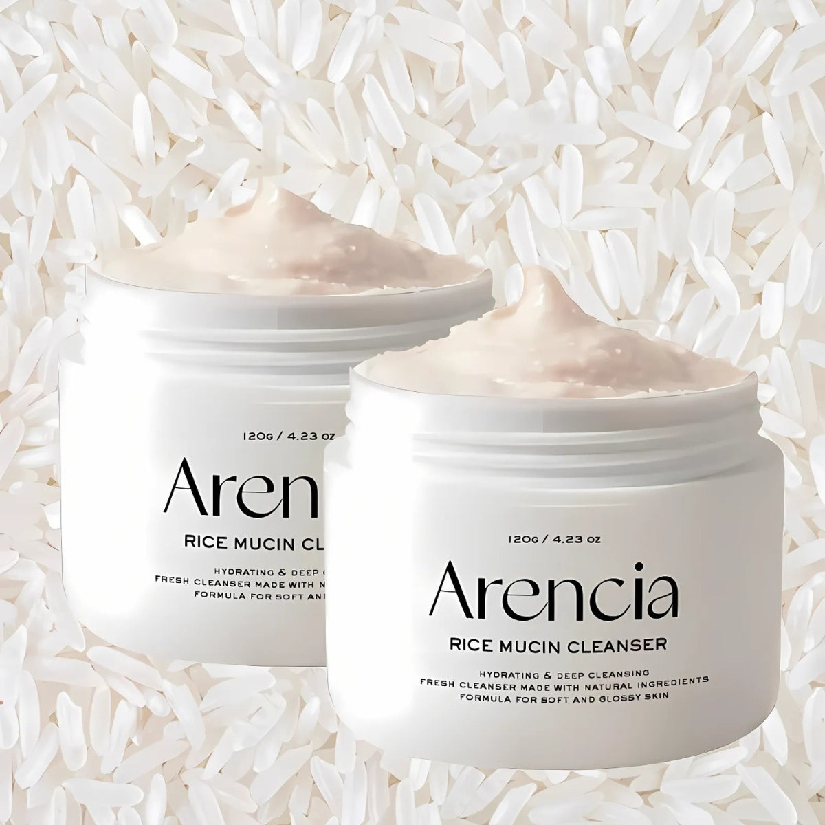 Arencia Rice Mucin Cleanser 120G - Shop at Glowii Beauty