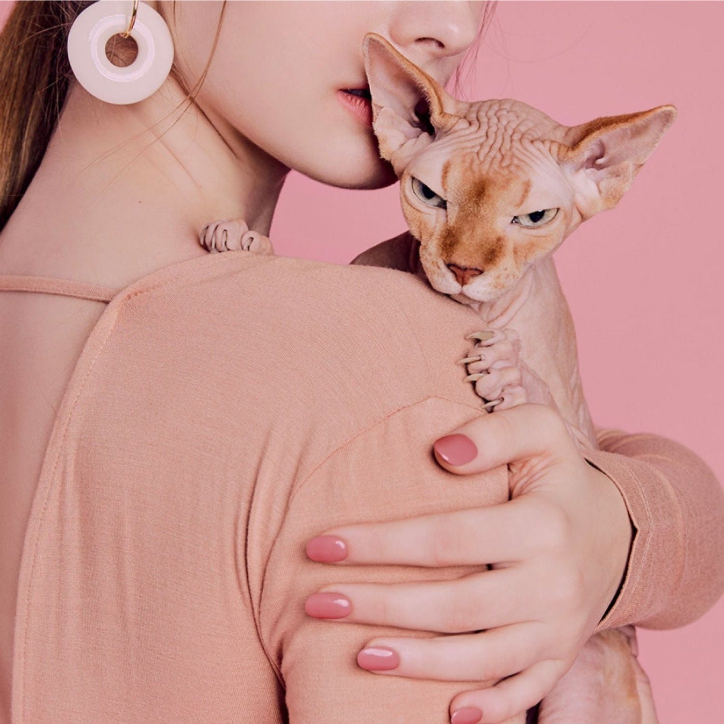 Semi-Cured Gel Nail - N Ash Pink