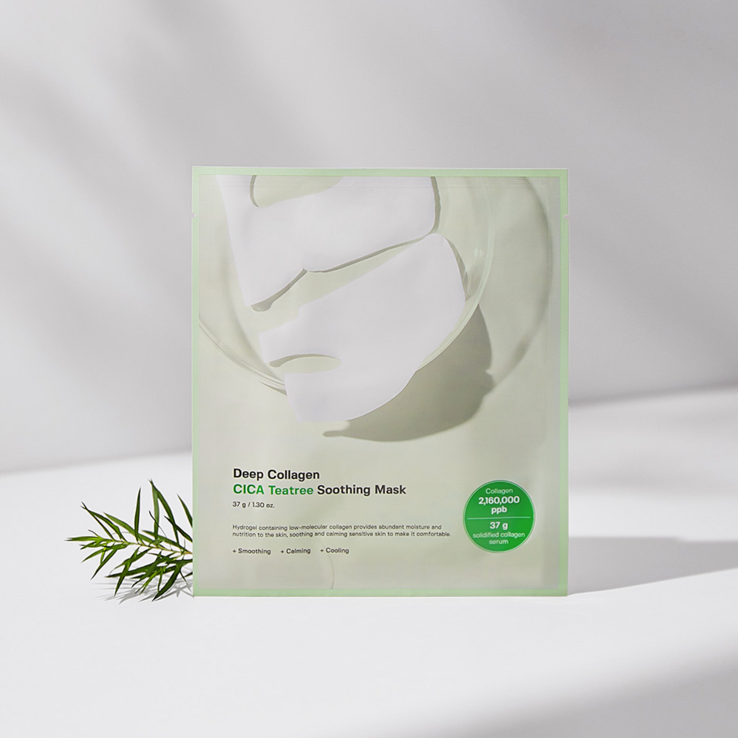 Deep Collagen Cica Teatree Soothing Mask 4Pcs