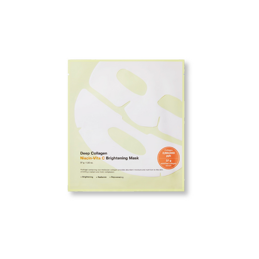 Deep Collagen Niacin Vita C Brightening Mask 4Pcs