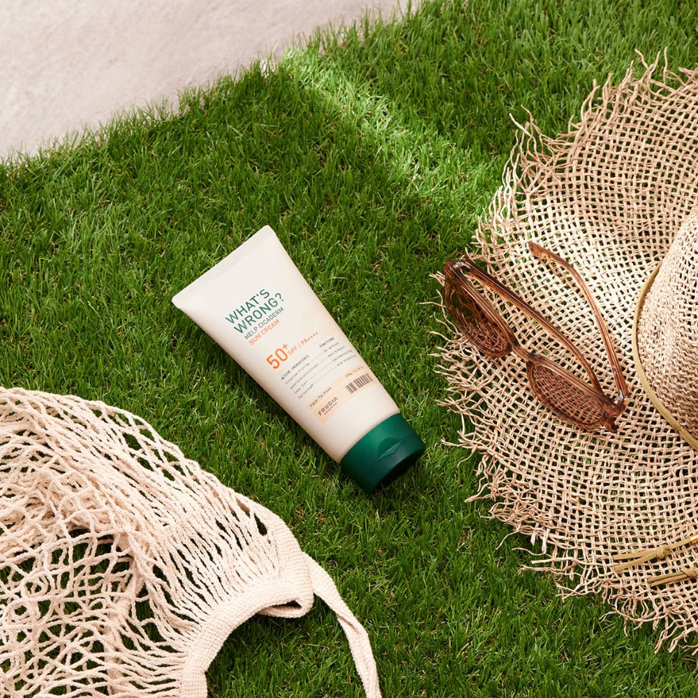 Frudia What's Wrong Help Cicaderm Sun Cream 50g  - Glowii Beauty