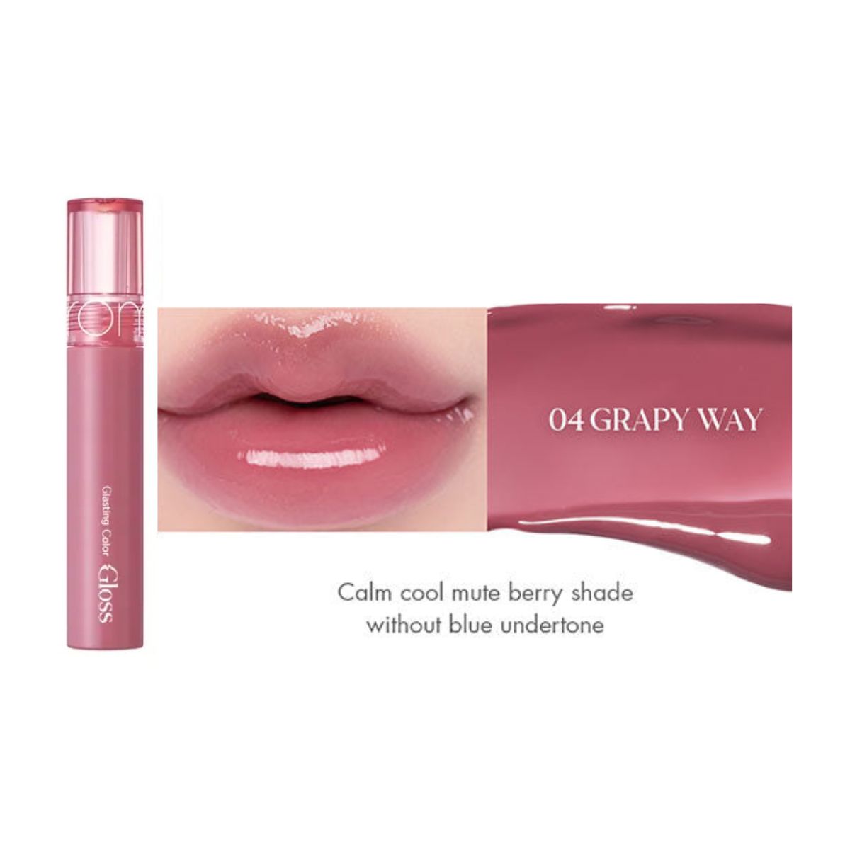 Rom&nd Glasting Color Gloss (6 colours)  - Glowii Beauty