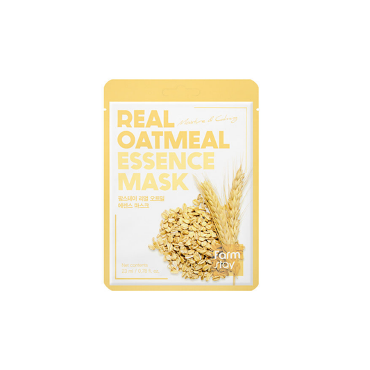 Farmstay Real Oatmeal Essence Mask 1pc  - Glowii Beauty