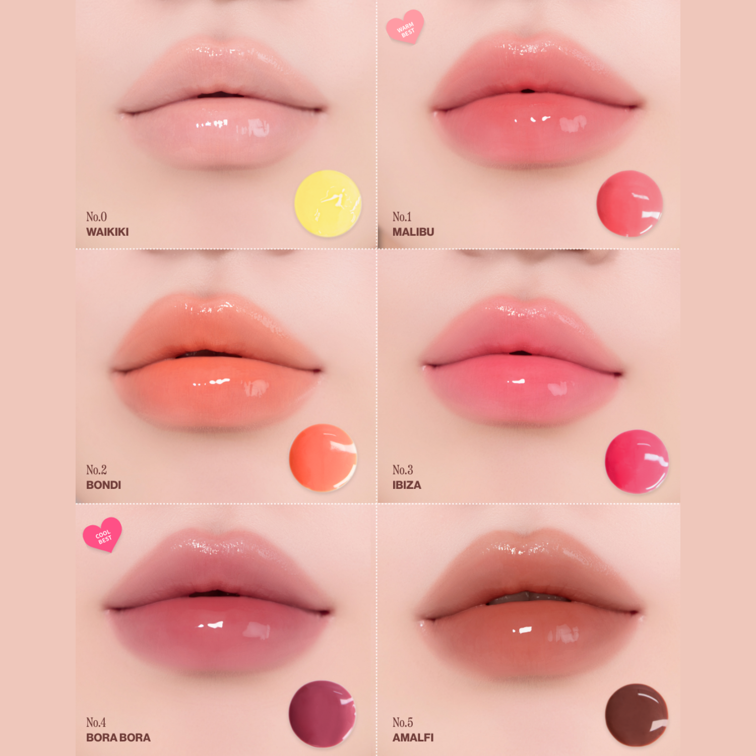 Unleashia Sunset Dazzle Gloss Balm (6 Colours) - Shop at Glowii Beauty