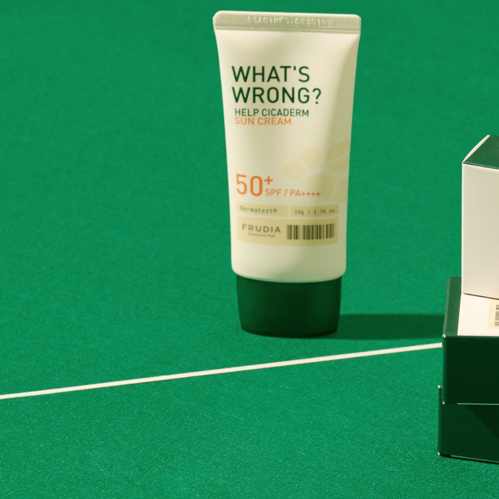 Frudia What's Wrong Help Cicaderm Sun Cream 50g  - Glowii Beauty
