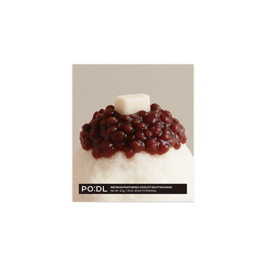PO:DL Red Bean Panthenol Coolfit Gelfting Mask [1pc] - Shop K-Beauty in Australia