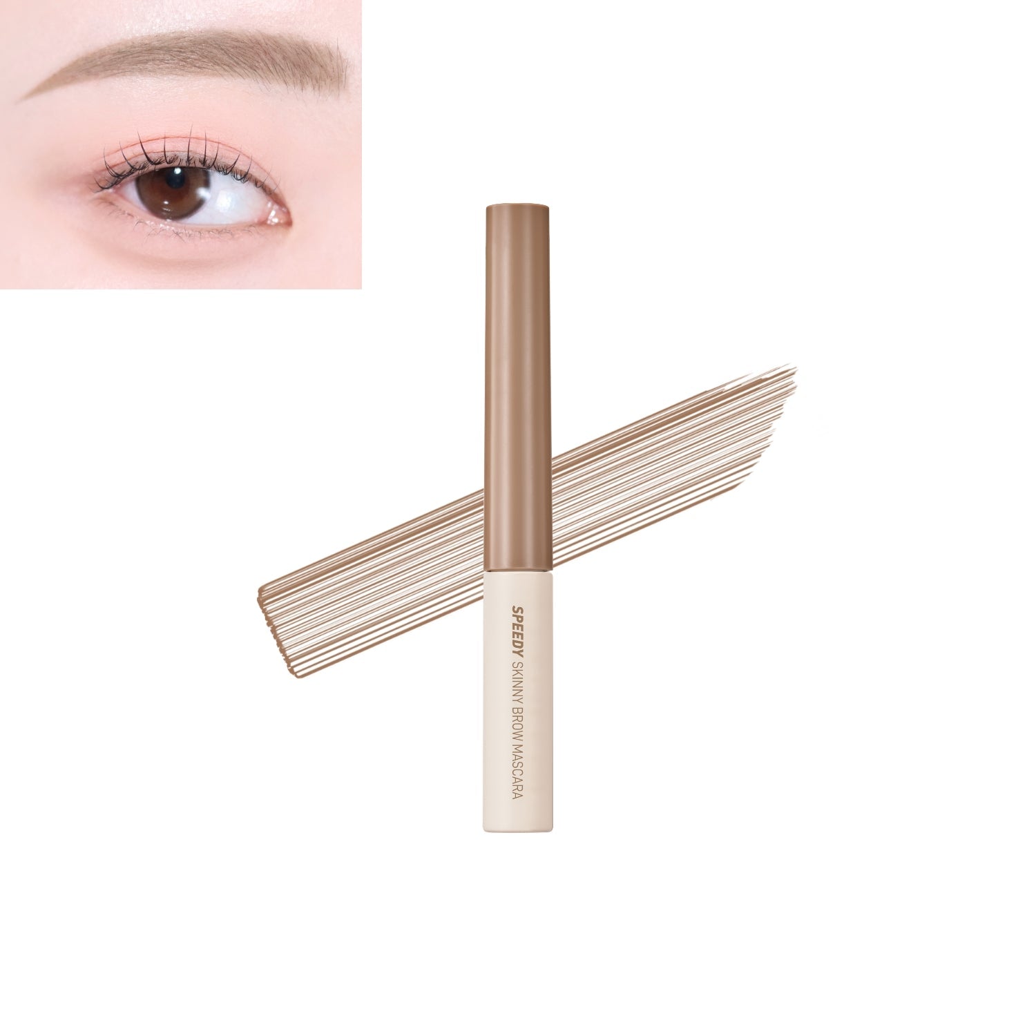 Peripera Speedy Skinny Brow Mascara (2 Colors) - Shop now at Glowii Beauty