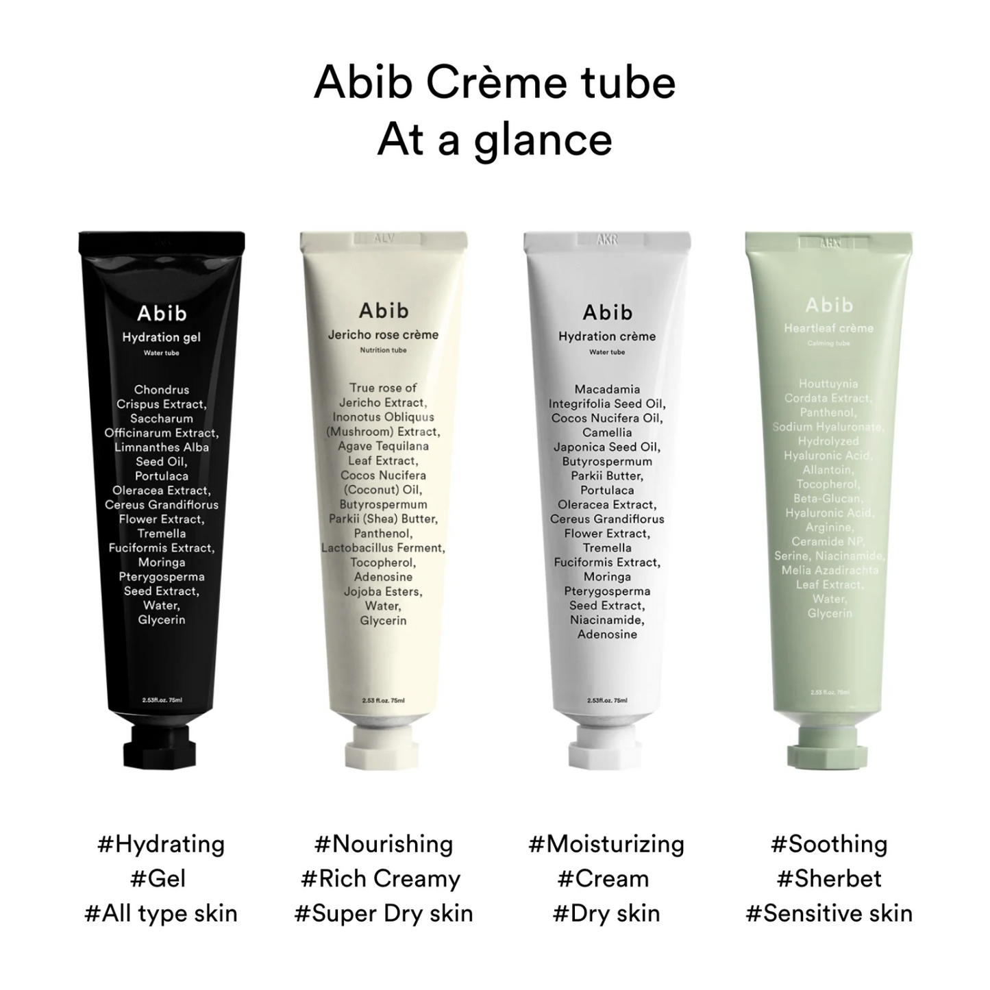 Abib Heartleaf Creme Calming Tube 75ml  - Glowii Beauty