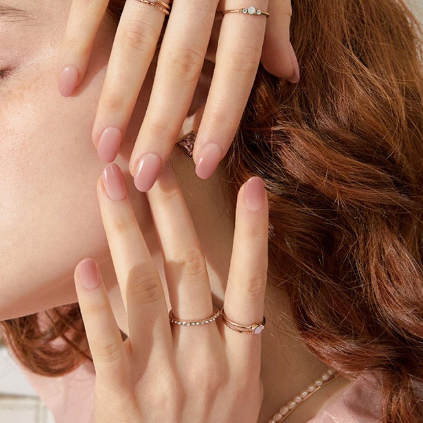 Semi-Cured Gel Nail - N Milk Rose