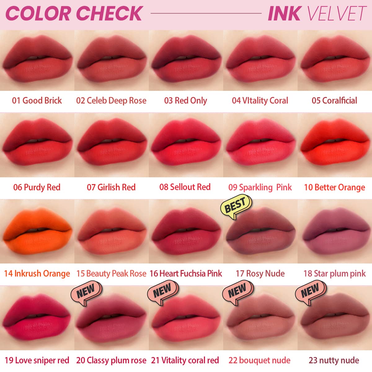 Ink Velvet (#17-23) - Glowii Beauty