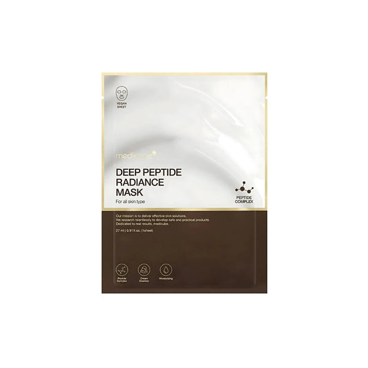 MEDICUBE Deep Peptide Radiance Mask 27Ml 1Pc - Shop at Glowii Beauty