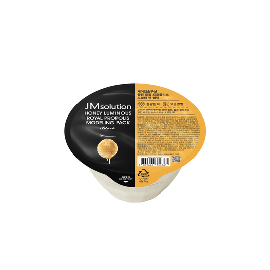 JM Solution Honey Luminous Royal Propolis Modeling Pack Black 22g - Shop K-Beauty in Australia