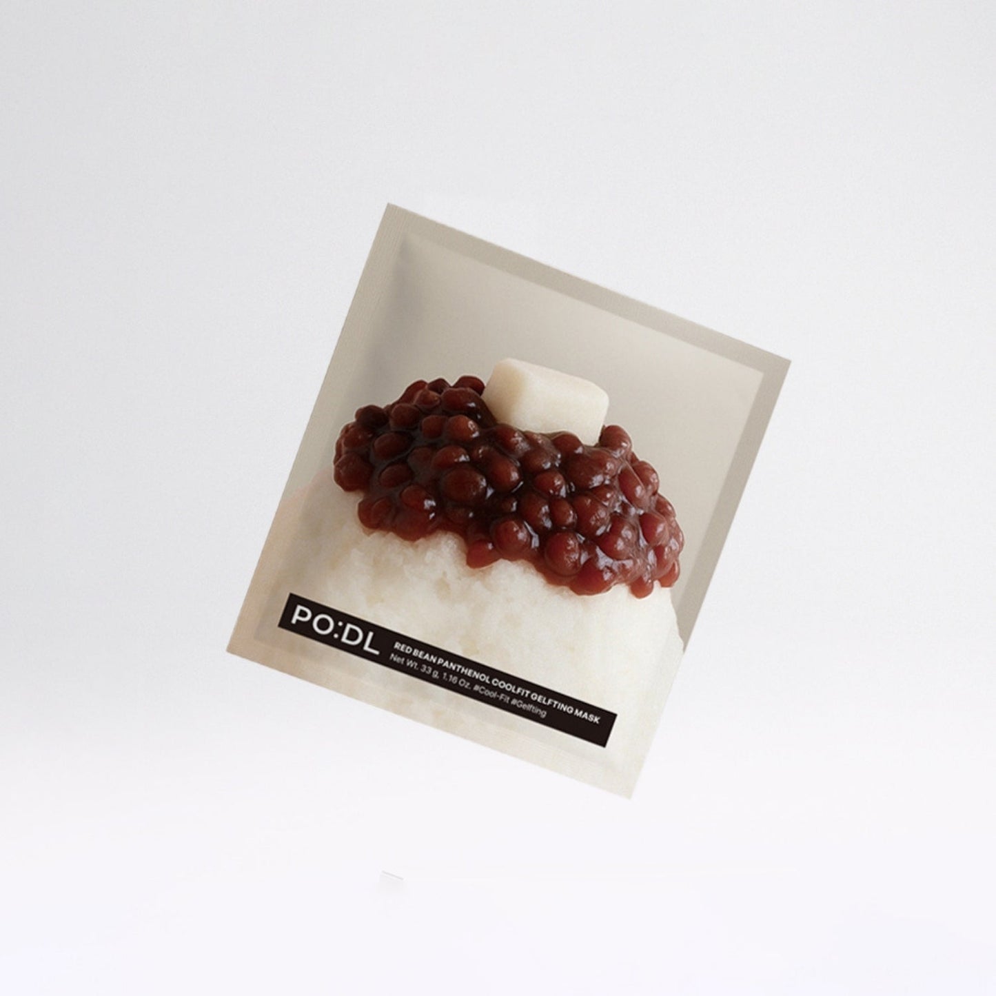 PO:DL Red Bean Panthenol Coolfit Gelfting Mask [1pc] - Shop K-Beauty in Australia