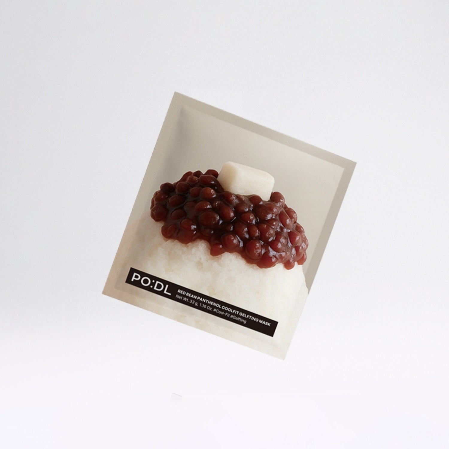 PO:DL Red Bean Panthenol Coolfit Gelfting Mask [1pc] - Shop K-Beauty in Australia