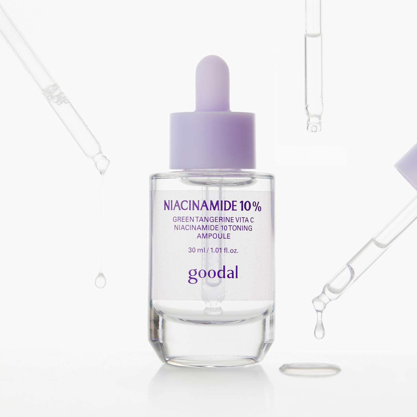 Goodal Green Tangerine Vita C Niacinamide 10 Toning Ampoule 30ml - Shop now at Glowii Beauty
