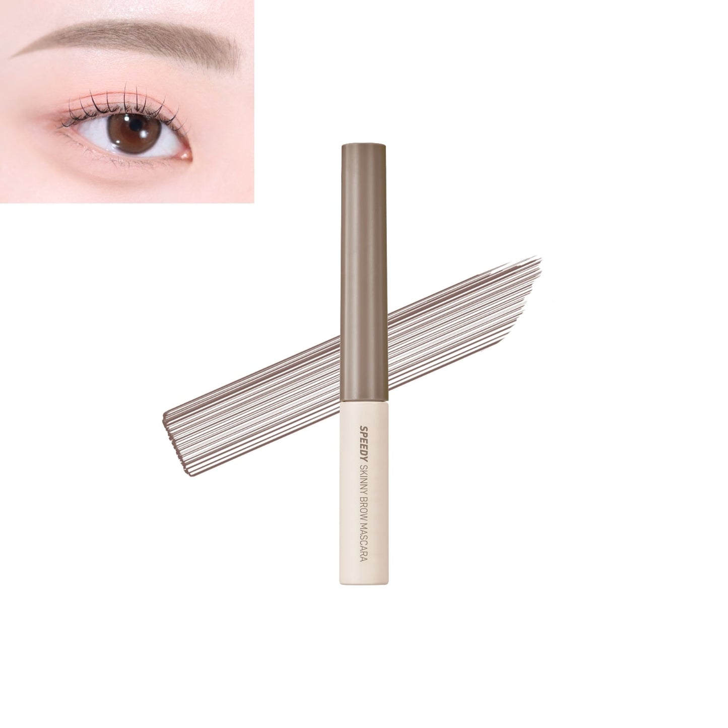Peripera Speedy Skinny Brow Mascara (2 Colors) - Shop now at Glowii Beauty