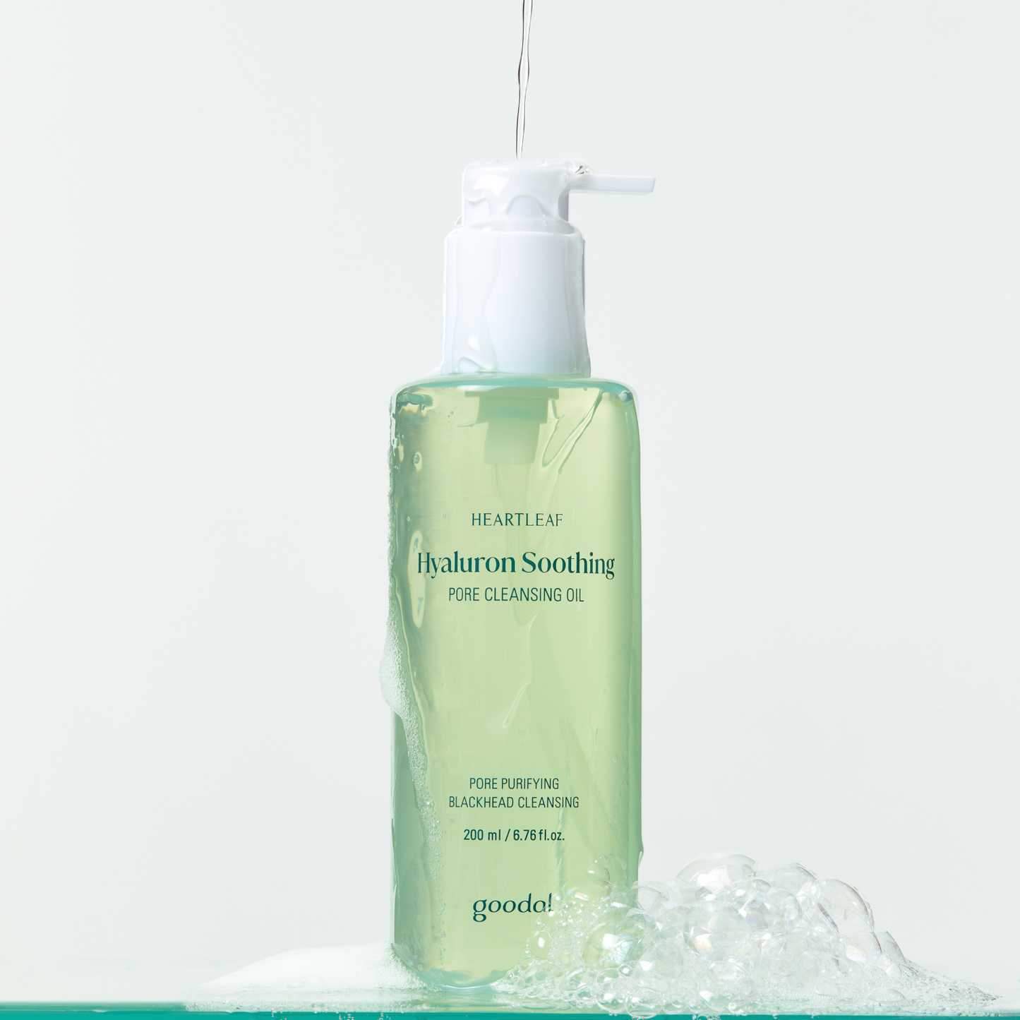 Goodal Houttuynia Cordata Hyaluron Soothing Pore Cleansing Oil 200ml - Shop now at Glowii Beauty