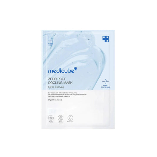 MEDICUBE Zero Pore Cooling Mask 27G 1Pc - Shop at Glowii Beauty