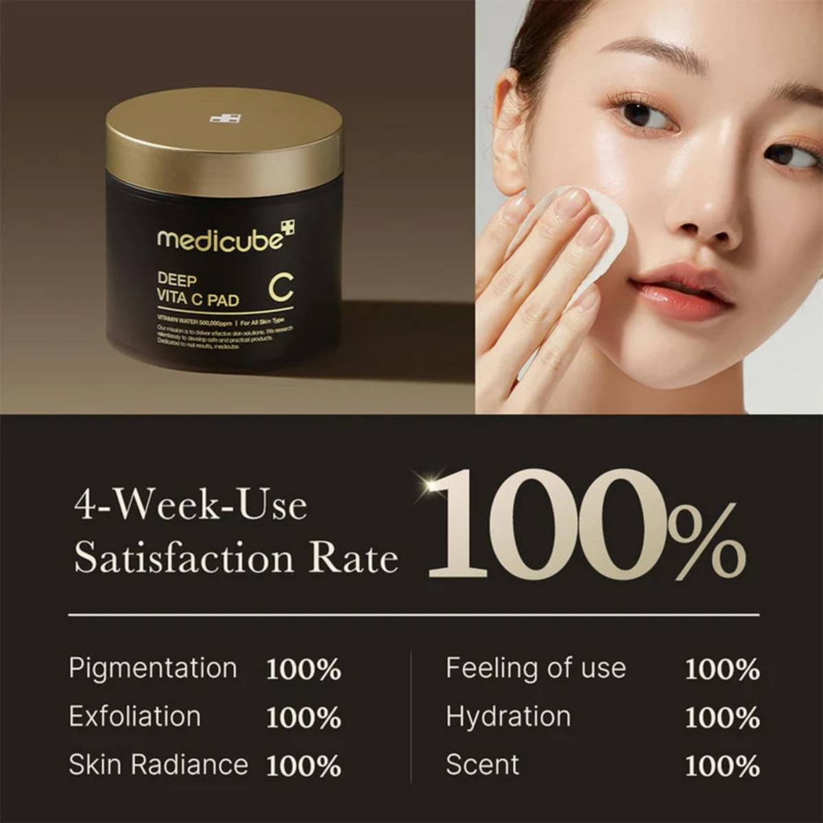 MEDICUBE Deep Vita C Pad Renew 70Pcs - Shop at Glowii Beauty