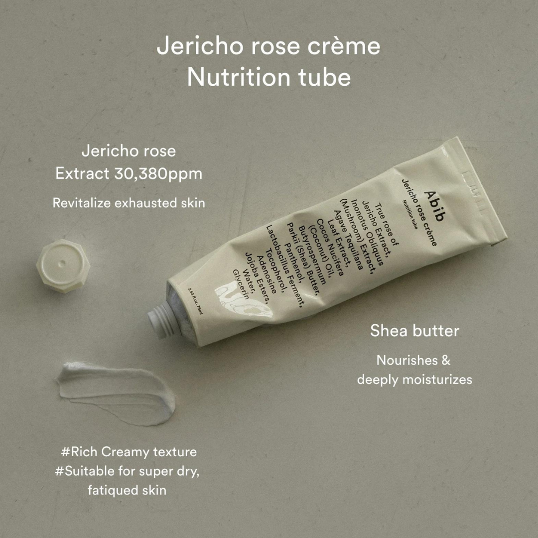 Abib Jericho Rose Crème Nutrition Tube 75ml  - Glowii Beauty