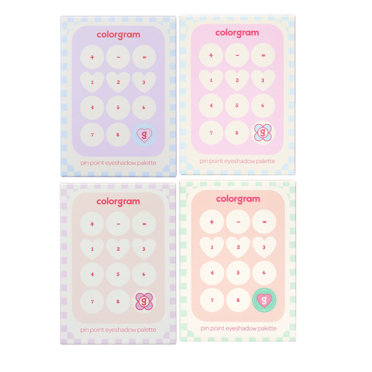 COLORGRAM Pin Point Eyeshadow Palette (4 colours)  - Glowii Beauty