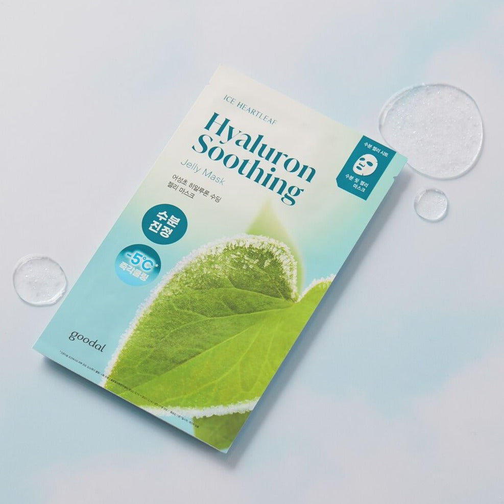 Goodal Houttuynia Cordata Hyaluron Soothing Jelly Mask 1pc  - Glowii Beauty