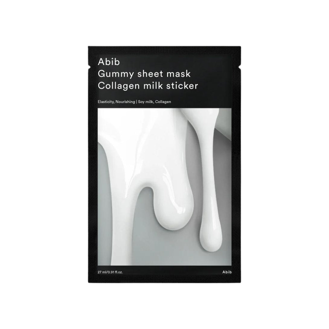 Abib Gummy Sheet Mask Collagen Milk Sticker 1pc  - Glowii Beauty