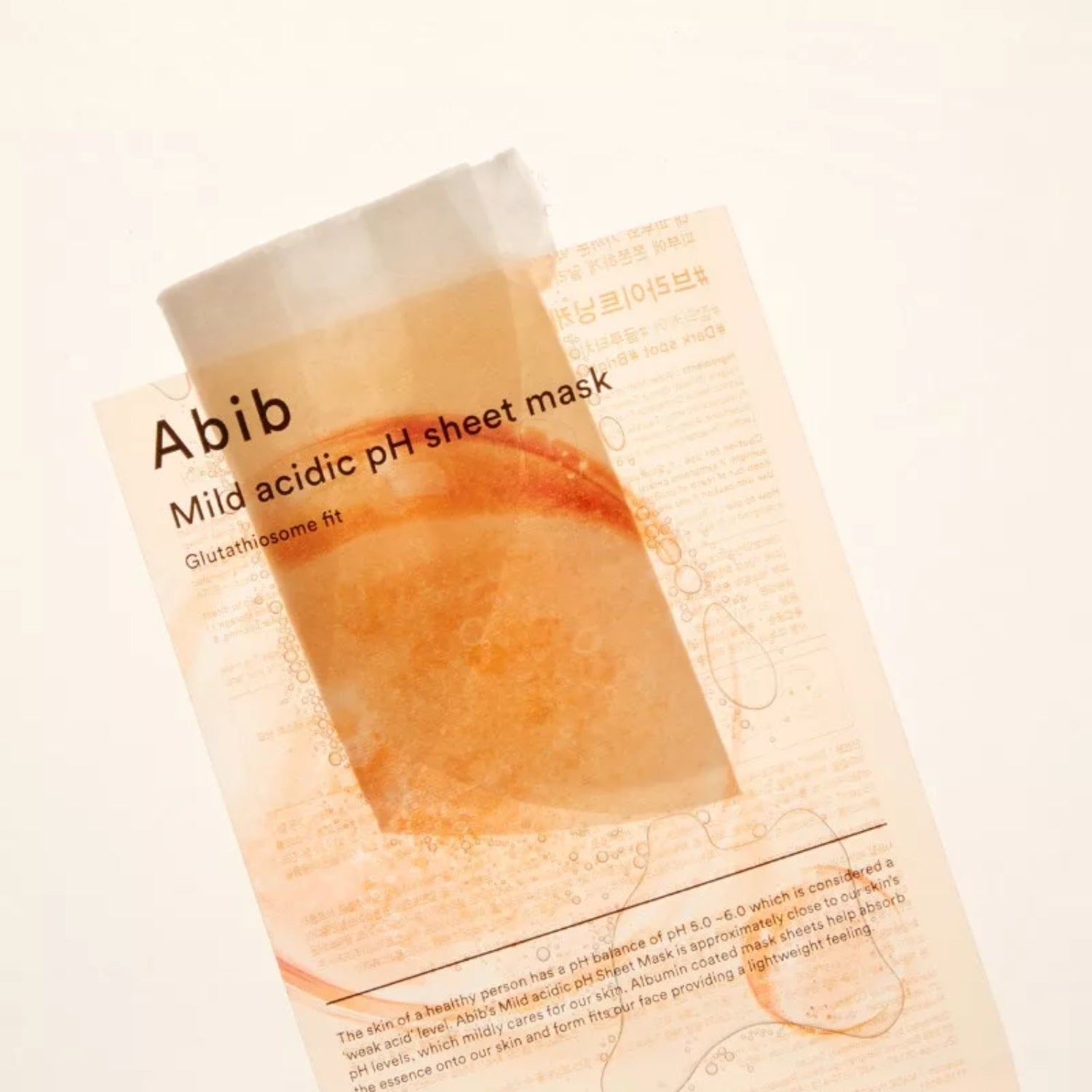 Abib Mild Acidic Ph Sheet Mask Glutathiosome Fit 30ml x 1pc