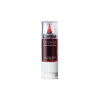 Missha PDRN Nad Renew Peel Shot 15ml ampoule with clear glass bottle and dropper for skin rejuvenation and hydration.