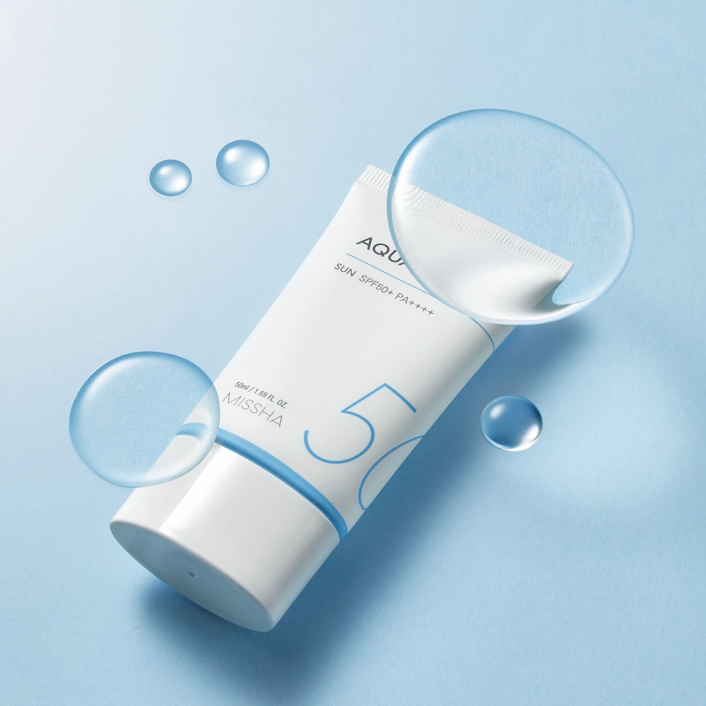 Missha All Around Safe Block Aqua Sun SPF50+/PA++++ 50ml  - Glowii Beauty