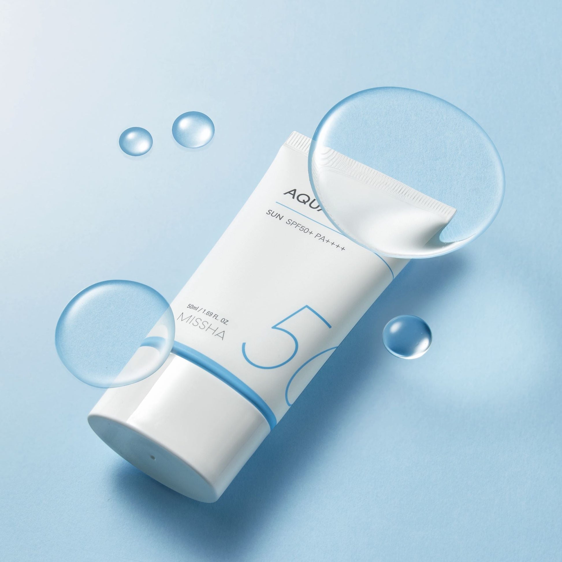 Missha All Around Safe Block Aqua Sun SPF50+/PA++++ 50ml  - Glowii Beauty