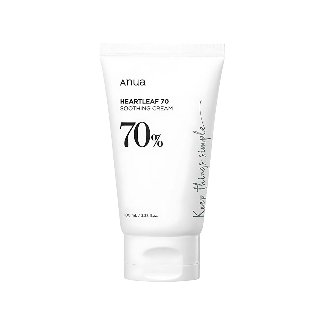Anua Heartleaf 70% Soothing Cream 100ml  - Glowii Beauty