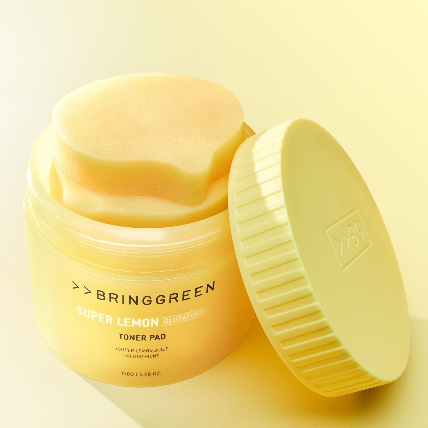 BRING GREEN Super Lemon Glutathione Toner Pad