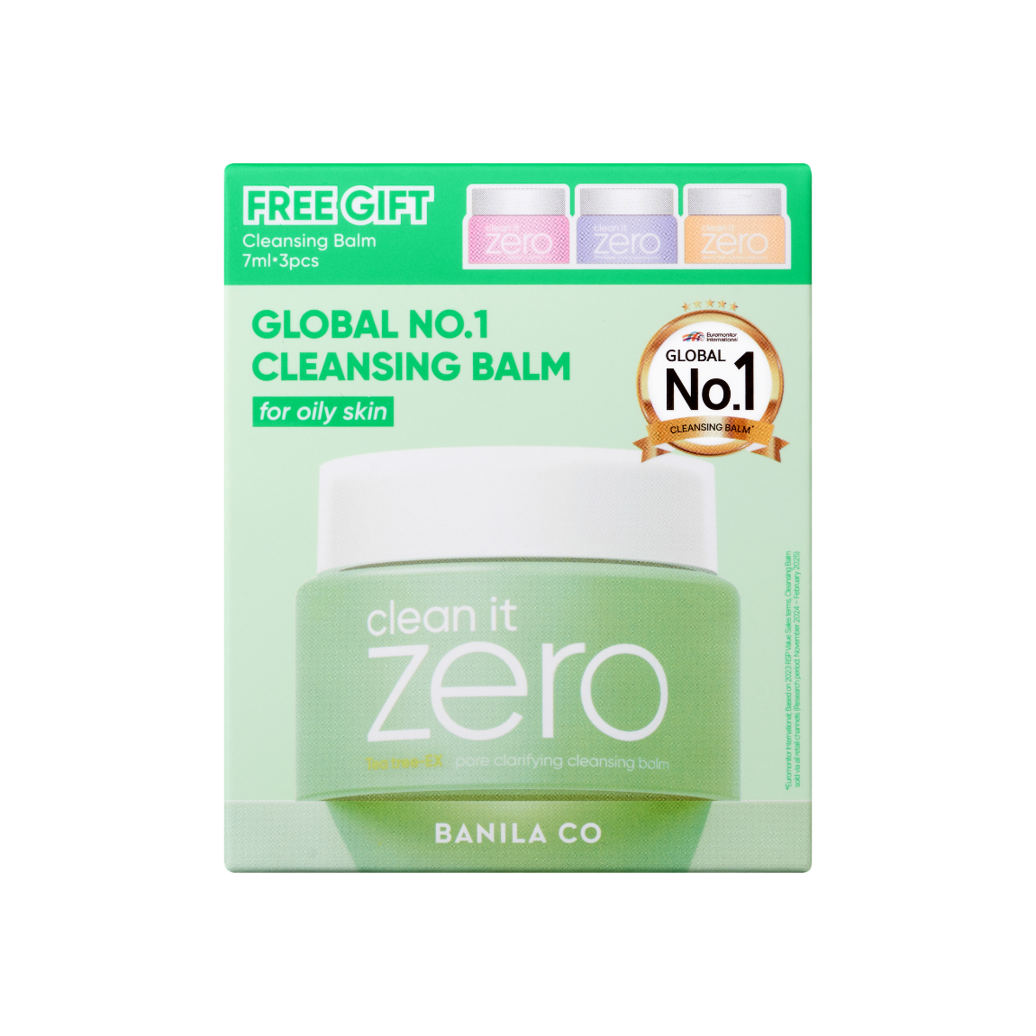 Clean It Zero Cleansing Balm Special Bonus Set Pore Clarifying 180Ml+7Ml*3Ea