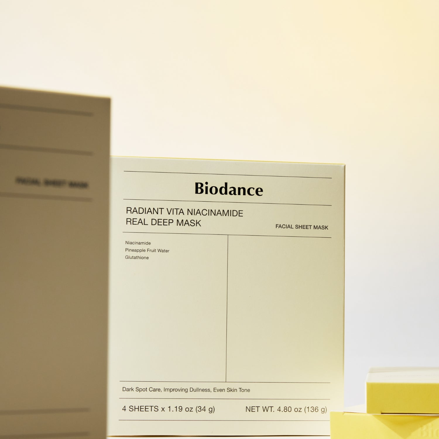 Biodance Radiant Vita Niacinamide Real Deep Mask 34g x 4ea