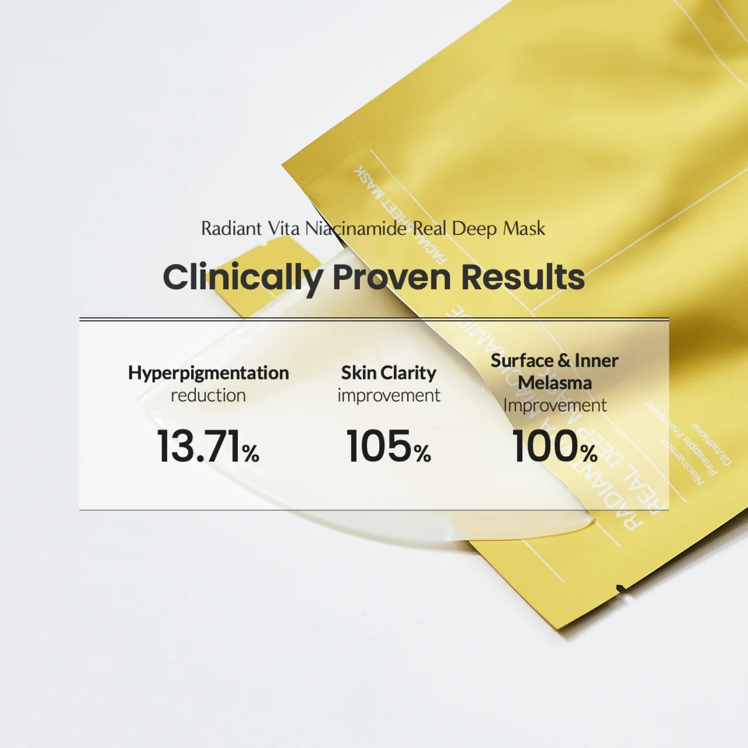 Biodance Radiant Vita Niacinamide Real Deep Mask results 