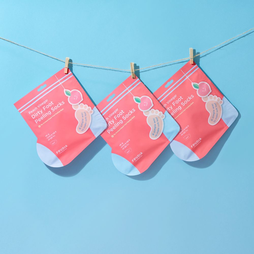 Frudia My Orchard Peach Foot Peeling Mask 40g(1pair)  - Glowii Beauty