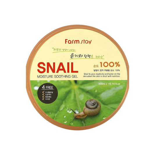Farmstay Snail Moisture Soothing Gel 300ml  - Glowii Beauty