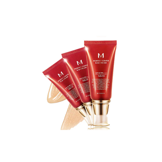 Missha M Perfect Cover BB Cream EX SPF42/PA+++ 20ml (5 shades)  - Glowii Beauty