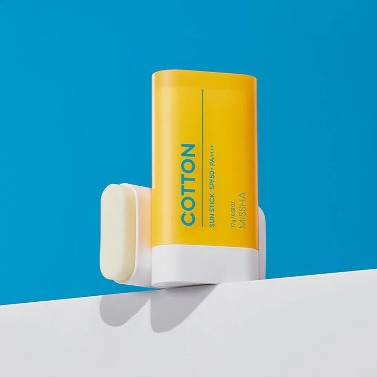 Missha All Around Safe Block Cotton Sun Stick SPF50+/PA++++ 17g  - Glowii Beauty