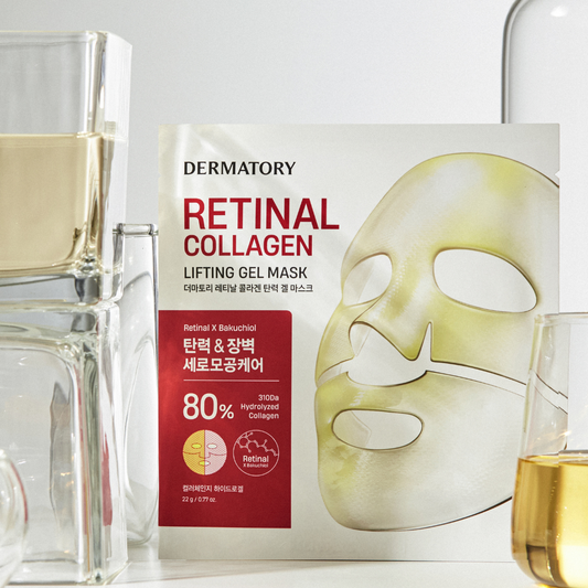 Dermatory Retinal Collagen Lifting Gel Mask 1pc - Shop now at Glowii Beauty