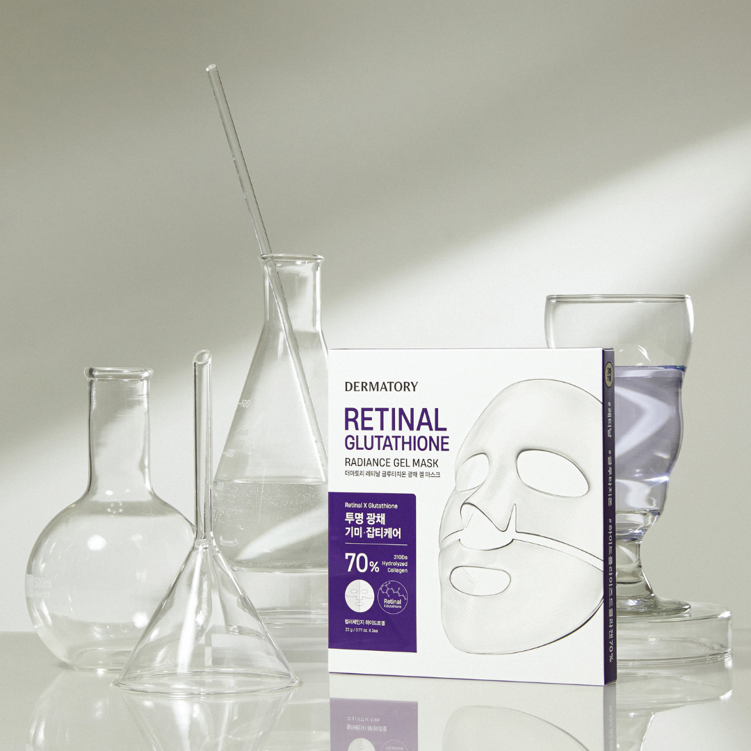 Dermatory Retinal Glutathione Radiance Gel Mask 1pc - Shop now at Glowii Beauty
