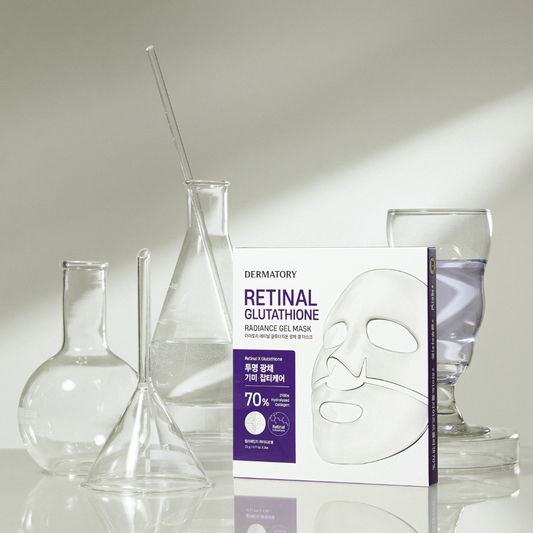 Dermatory Retinal Glutathione Radiance Gel Mask 1pc - Shop now at Glowii Beauty