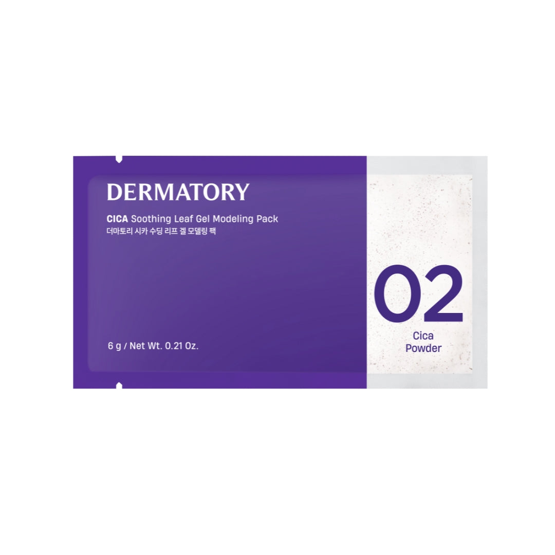 Dermatory Cica Soothing Leaf Gel Modeling Pack 66g - Shop now at Glowii Beauty