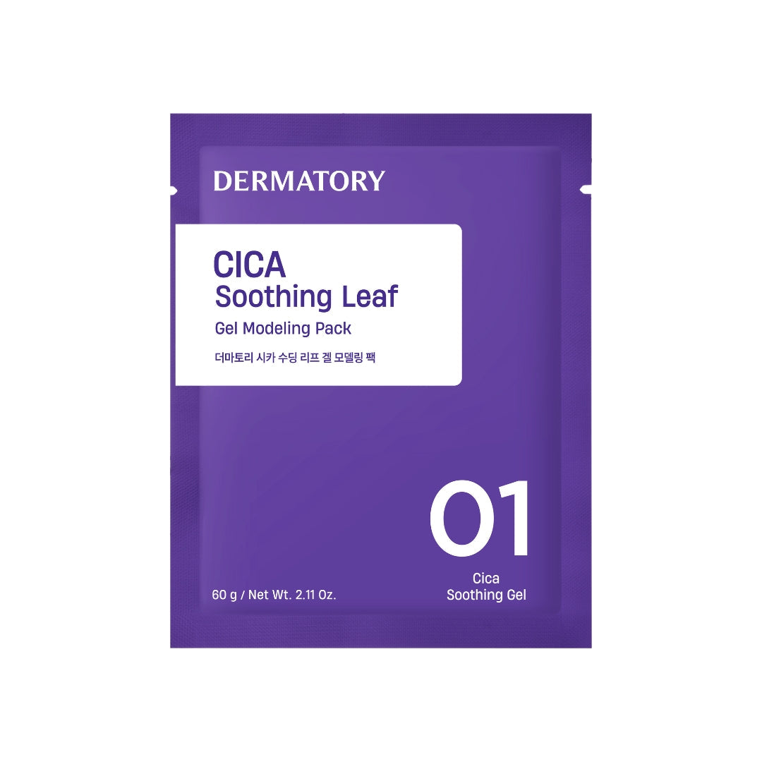 Dermatory Cica Soothing Leaf Gel Modeling Pack 66g - Shop now at Glowii Beauty