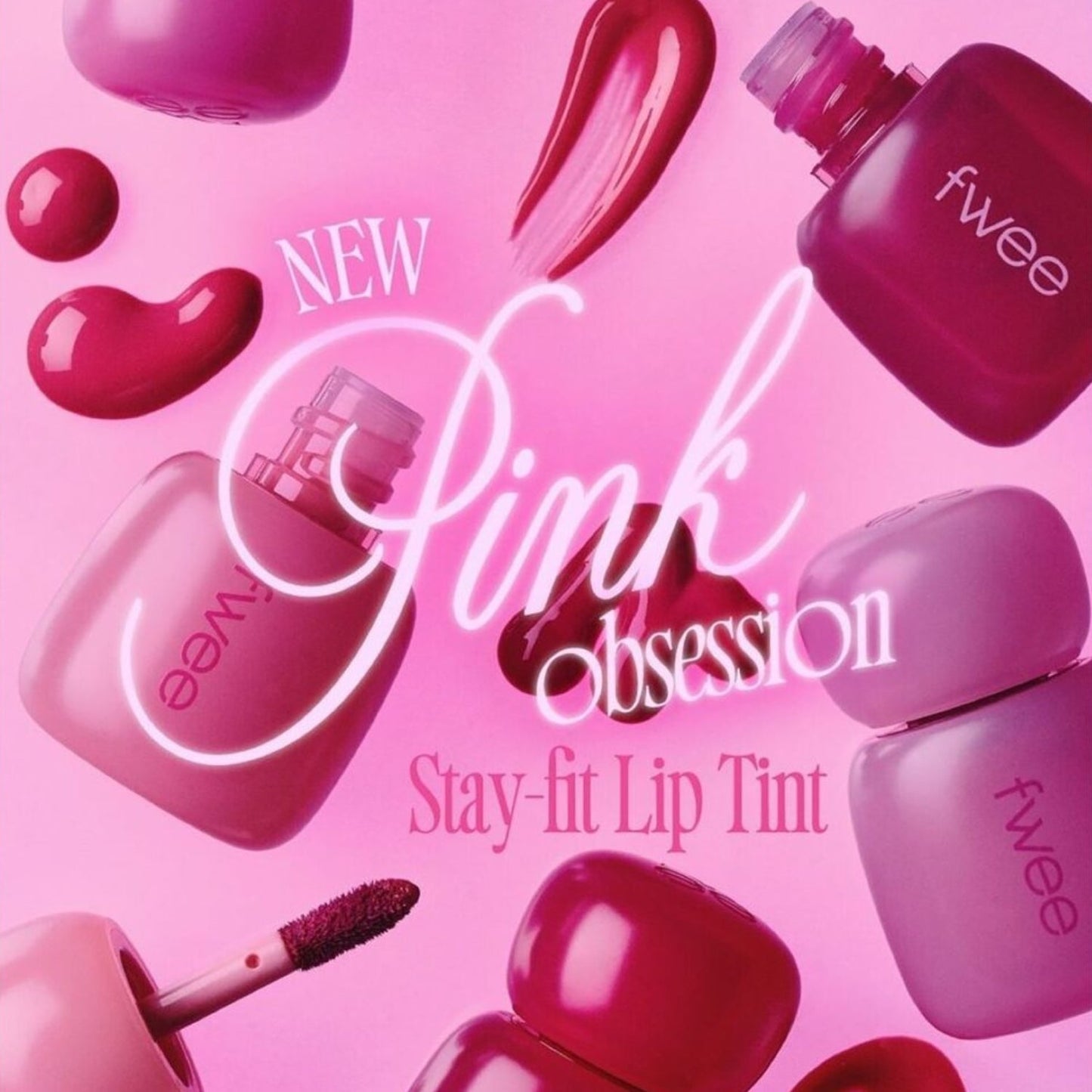 Fwee Pink Obsession Stay-Fit Lip Tint (7 Colours)