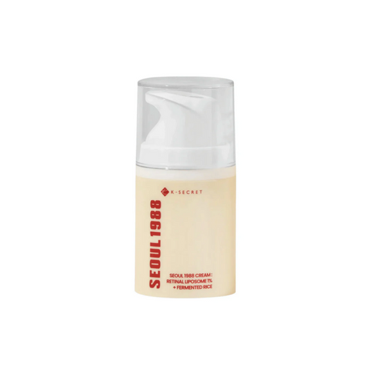 K-Secret Seoul 1988 Cream : Retinal Liposome 1% + Fermented Rice 50ml - Shop K-Beauty in Glowii Beauty!