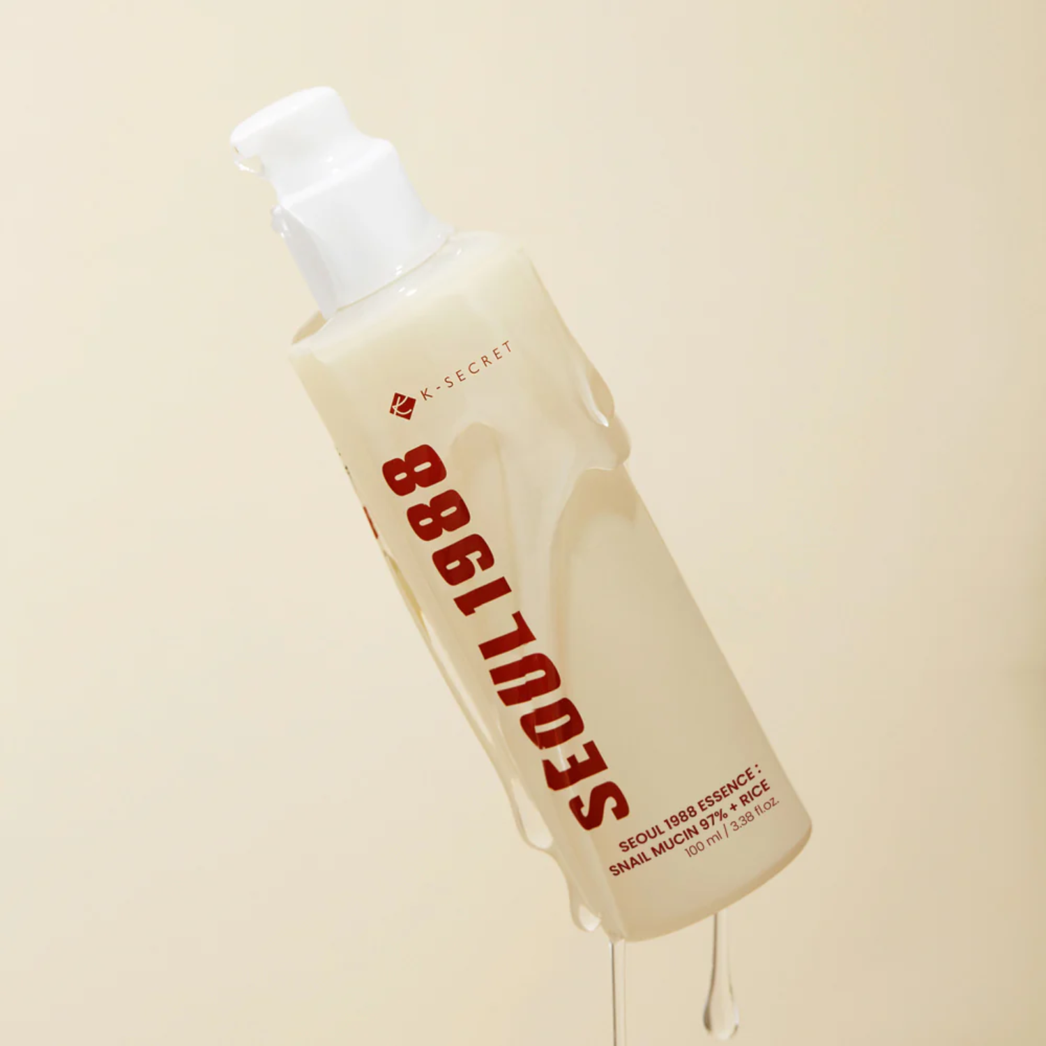 K-Secret Seoul 1988 Essence : Snail Mucin 97% + Rice 100ml - Shop K-Beauty in Glowii Beauty!